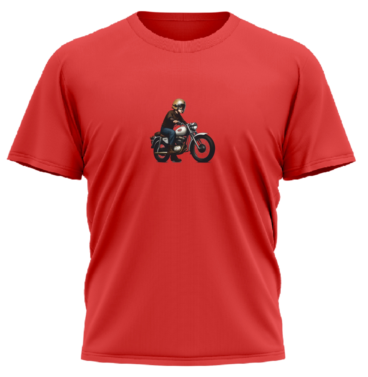 Dětské tričko s potiskem holčičky na moto