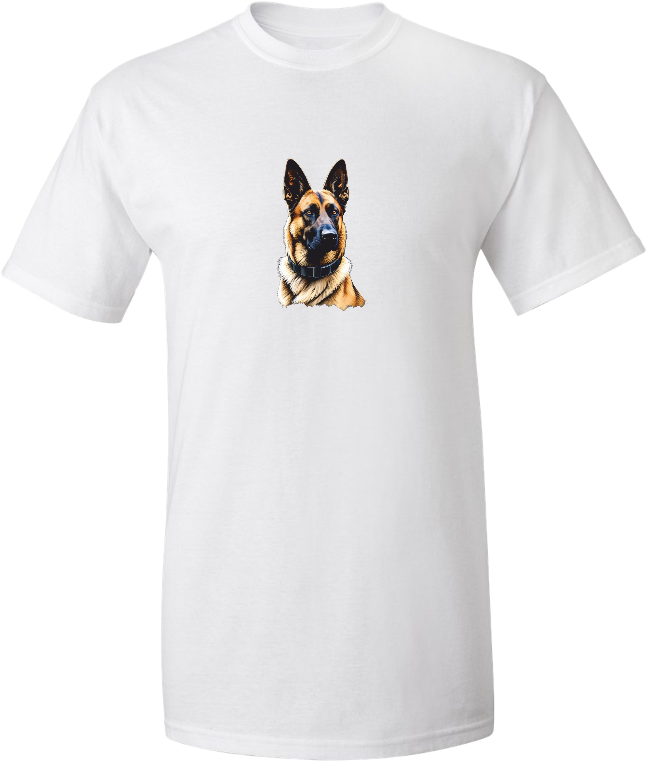 Unisex tričko s potiskem hlavy vlčáka