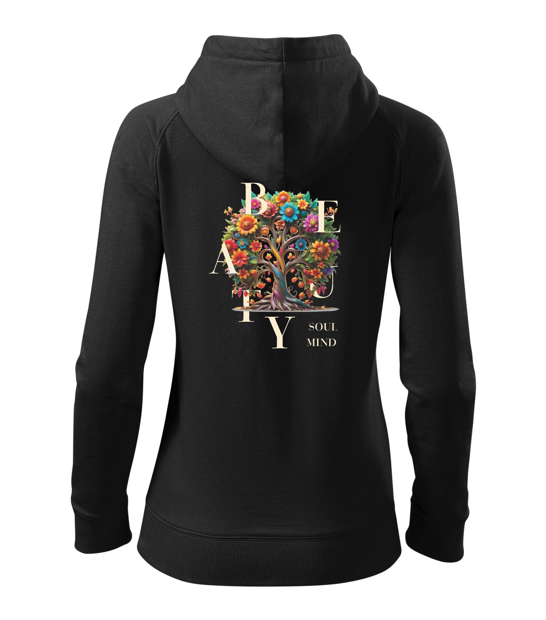 Dámská mikina Voyage s potiskem Beauty Soul Mind