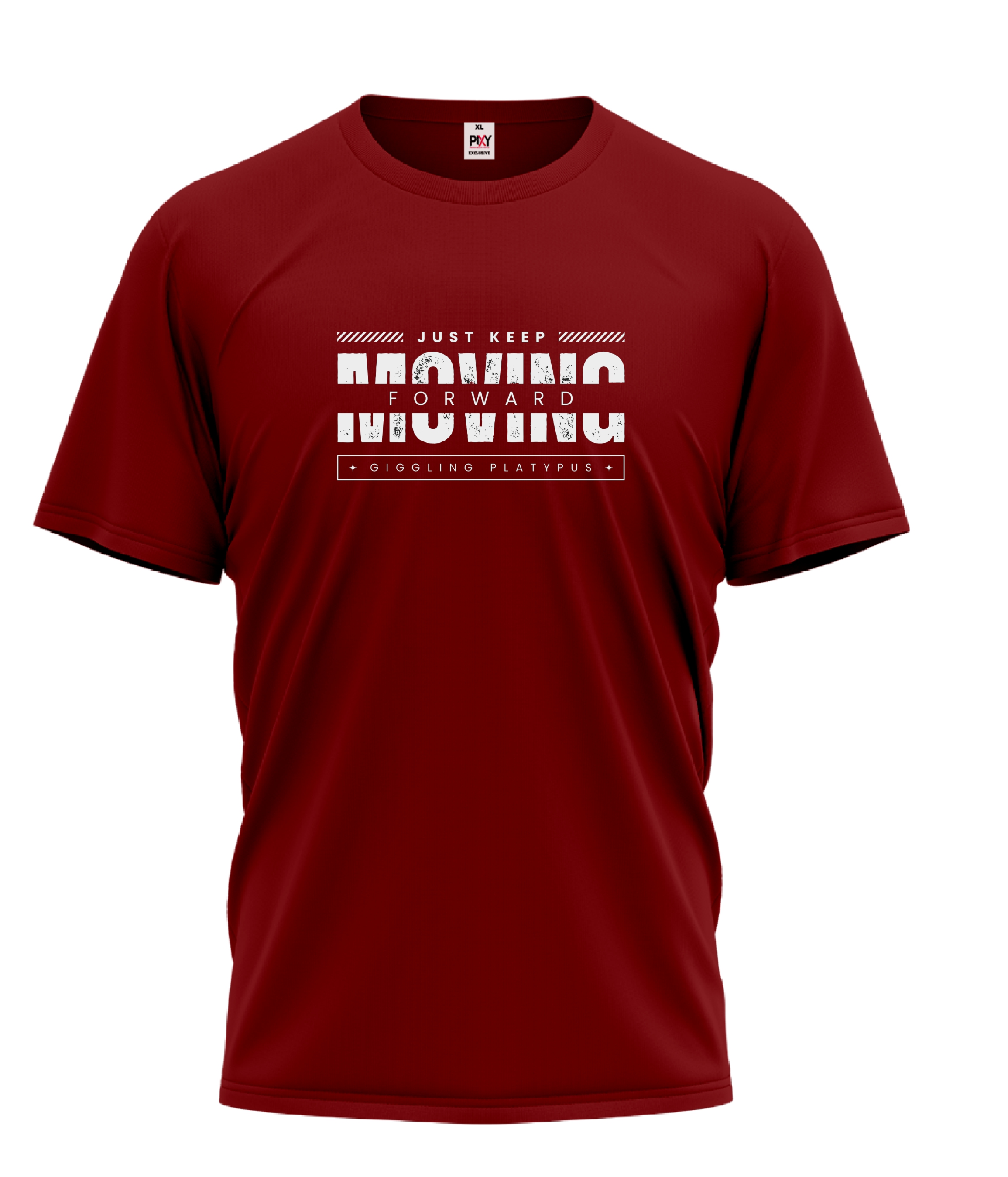 Unisex tričko s nápisem Just Keep Moving