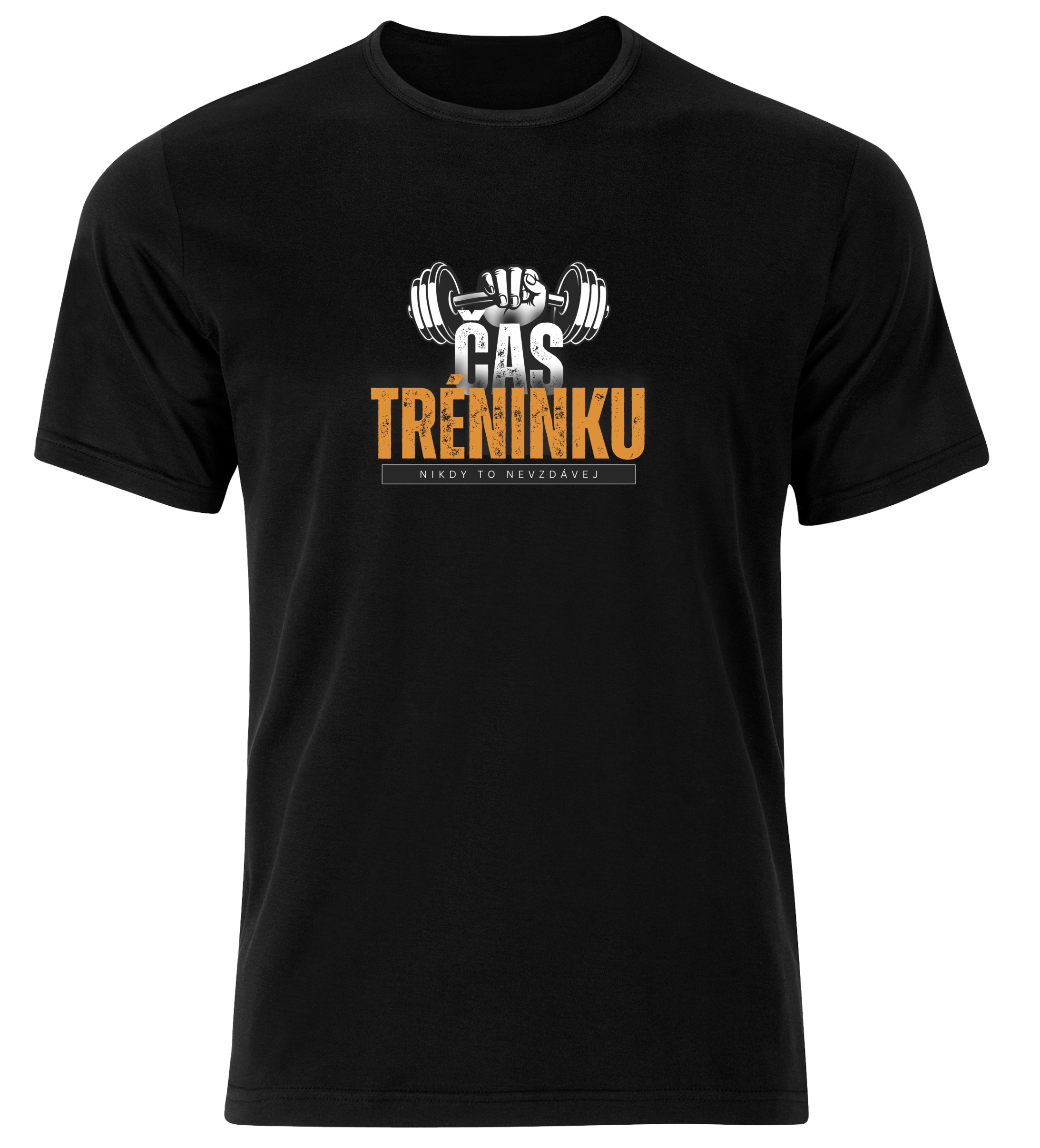 Unisex tričko s nápisem čas tréninku