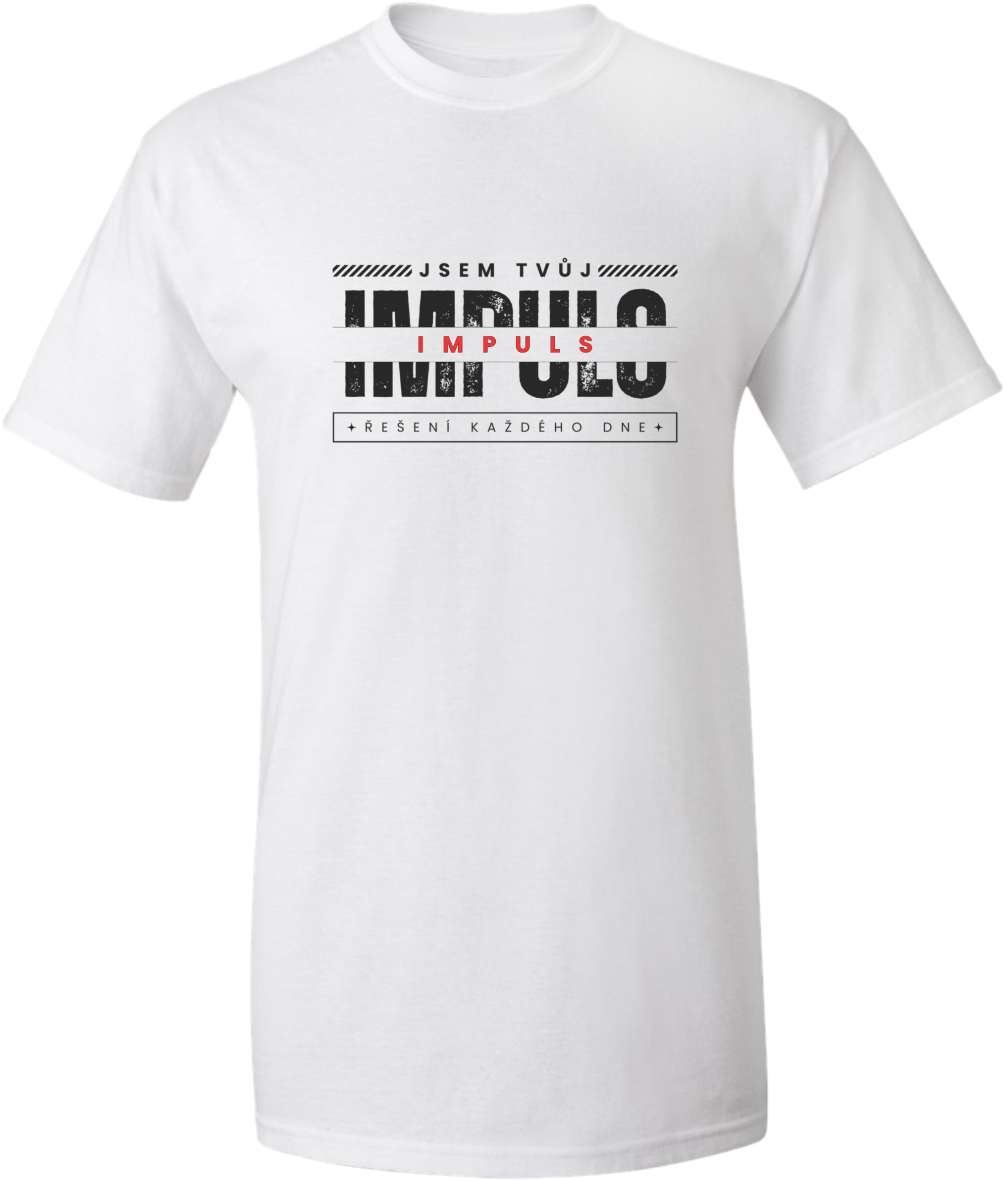 Unisex tričko s nápisem jsem tvůj impuls