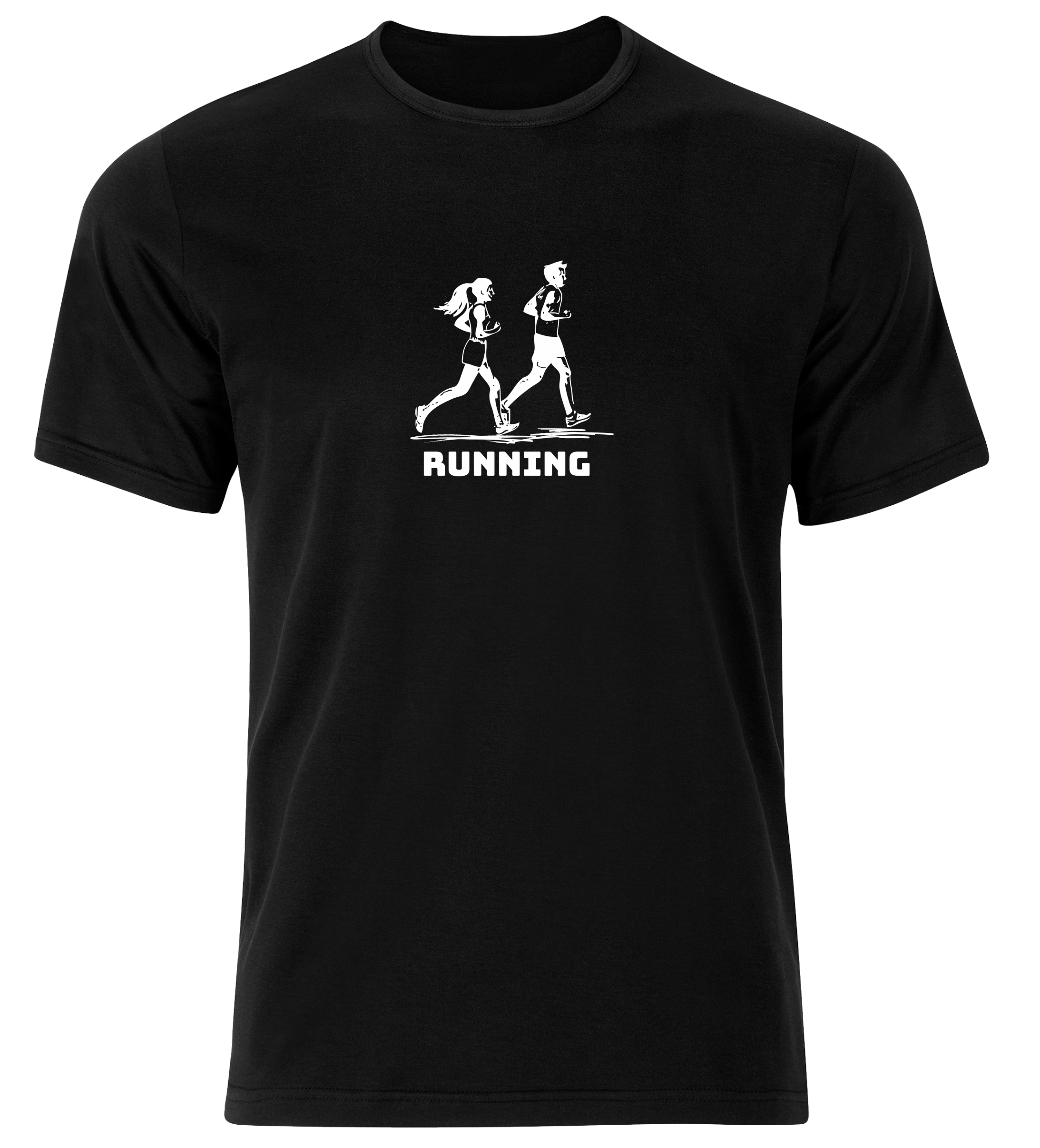 Unisex tričko s nápisem Running