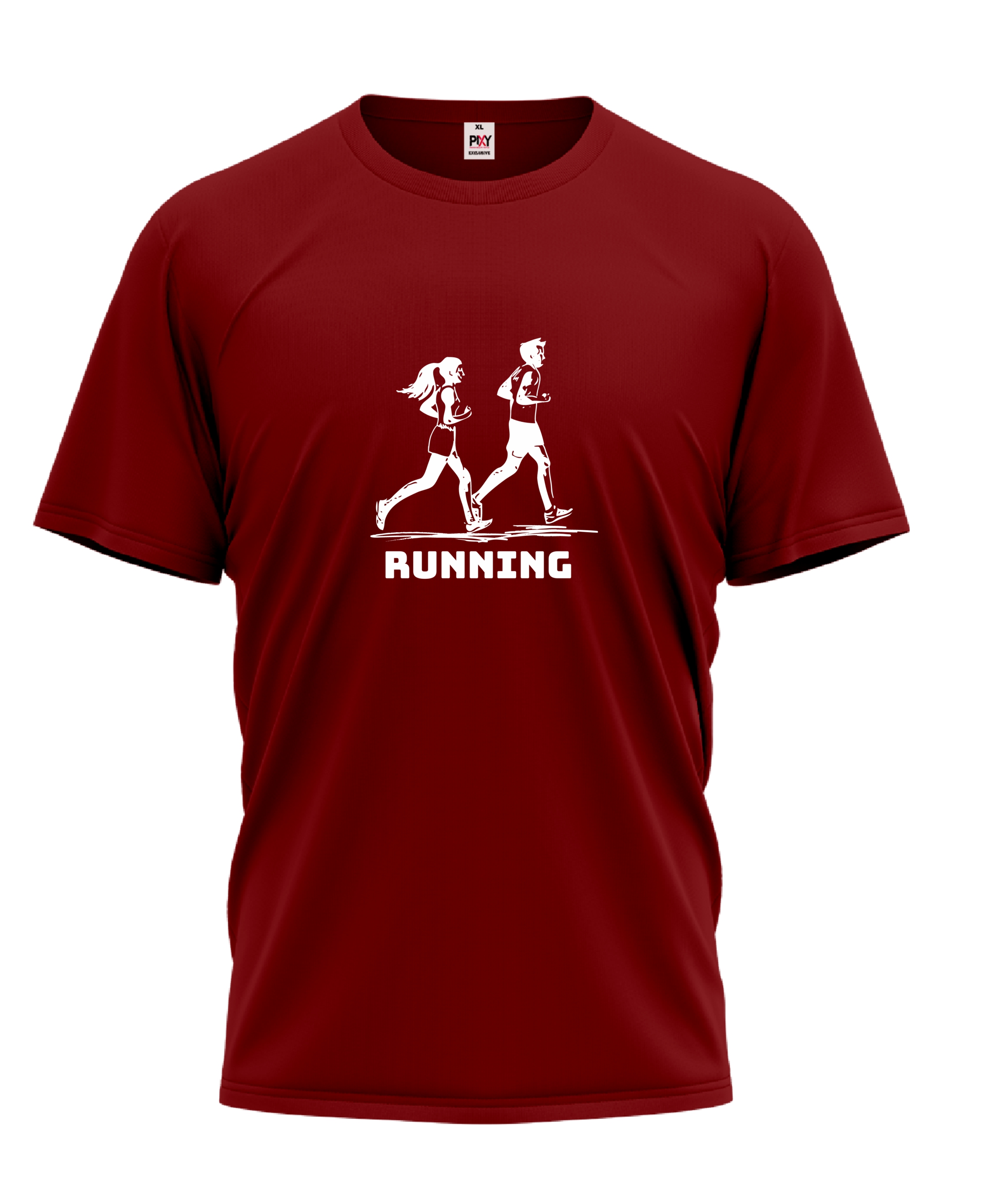 Unisex tričko s nápisem Running