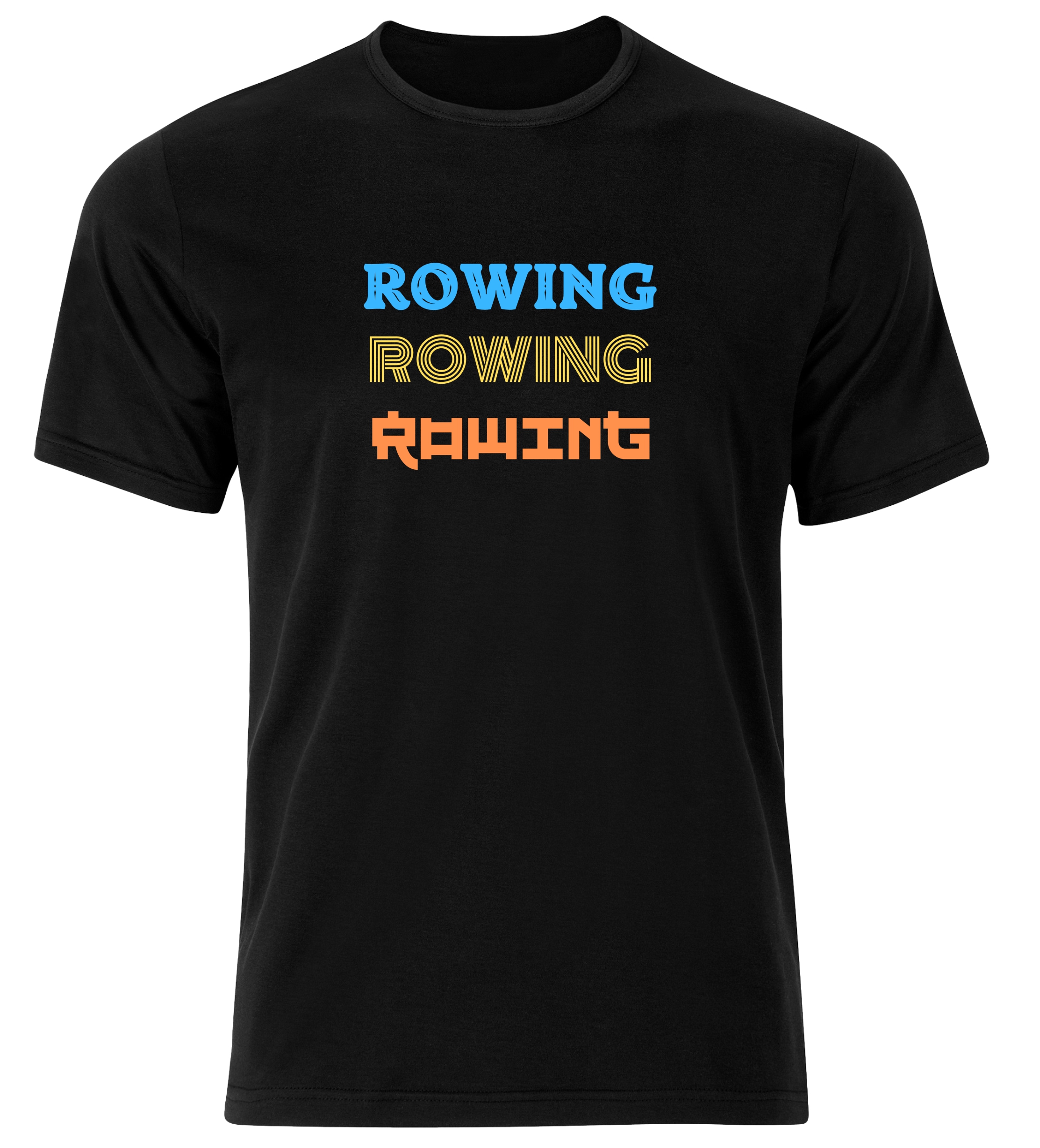 Unisex tričko s nápisem ROWING