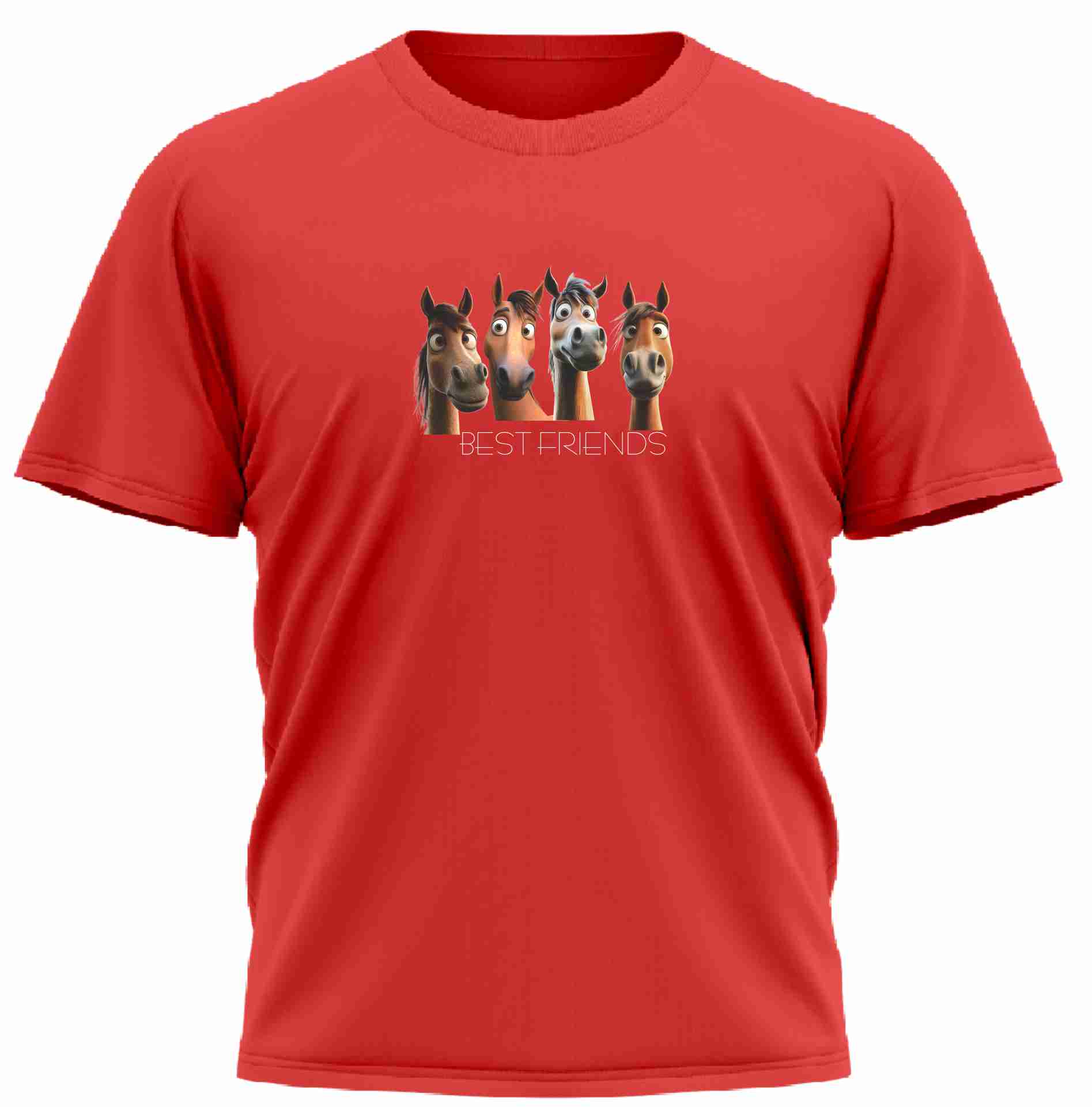 Dětské tričko s potiskem koníků Best Friends
