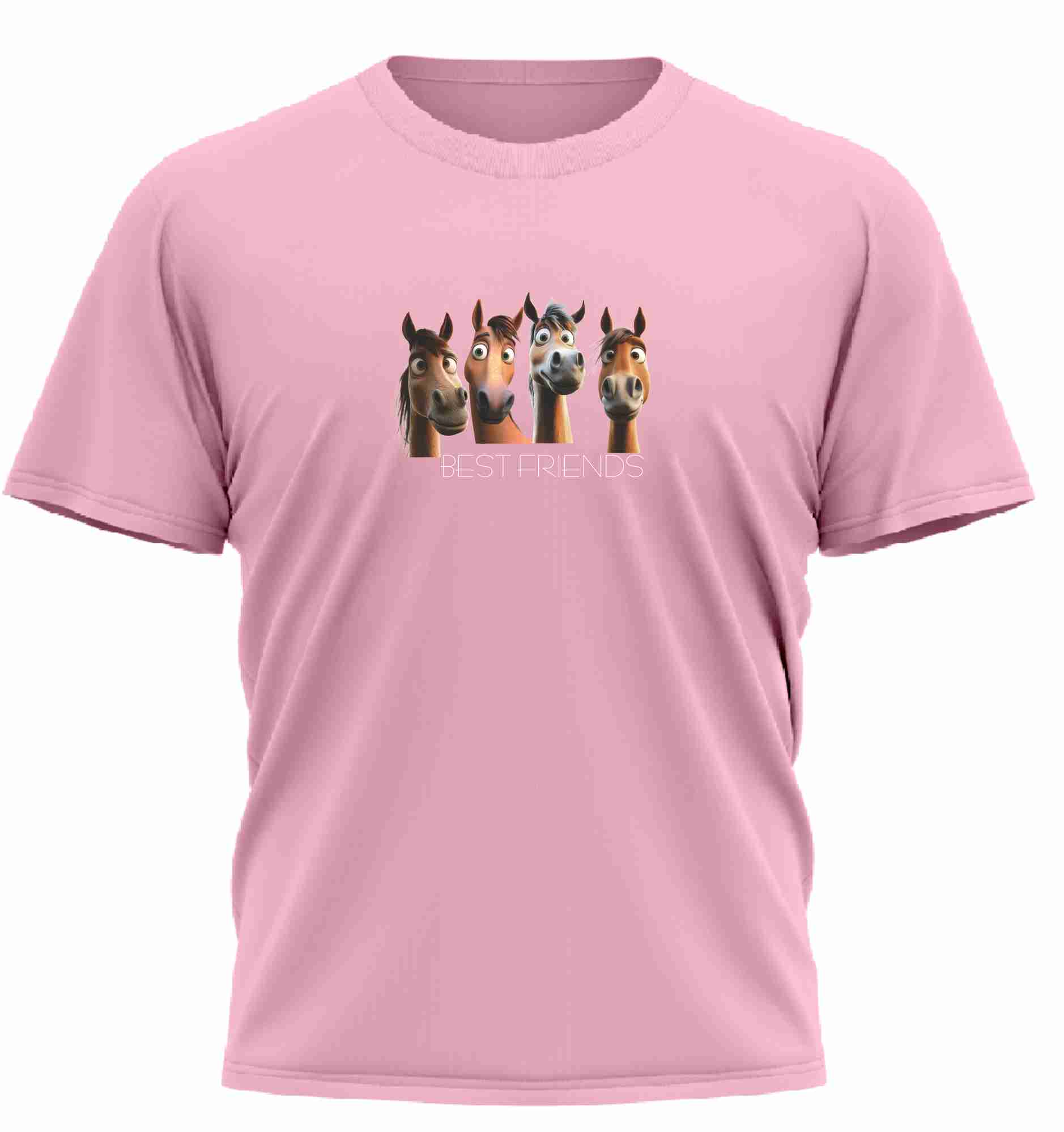 Dětské tričko s potiskem koníků Best Friends
