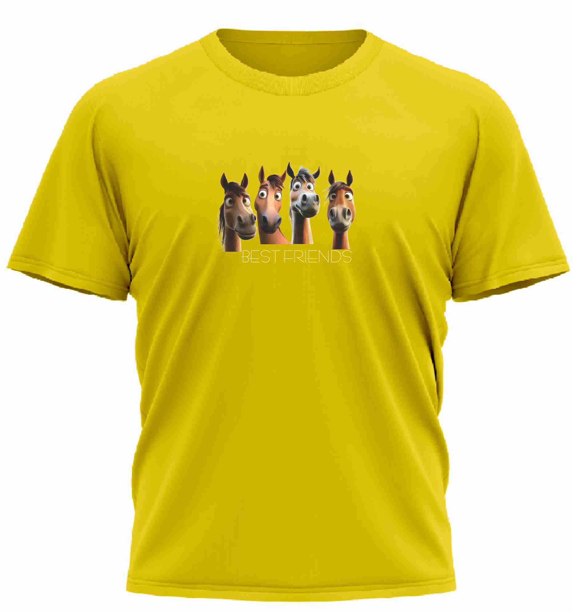 Dětské tričko s potiskem koníků Best Friends