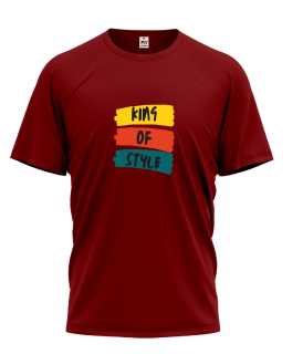 Unisex tričko s krátkým rukávem s nápisem King of Style