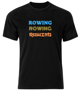 Unisex tričko s nápisem ROWING